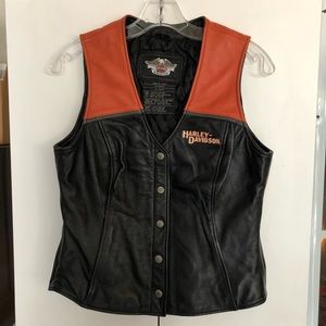 Women’s Leather Harley Davidson Vest